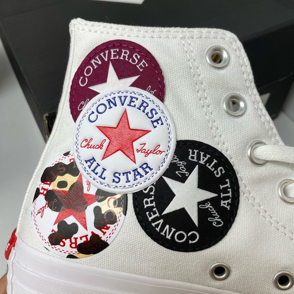 NEW**CONVERSE White High Top*US 1,2**$60 - Picture 2 of 9